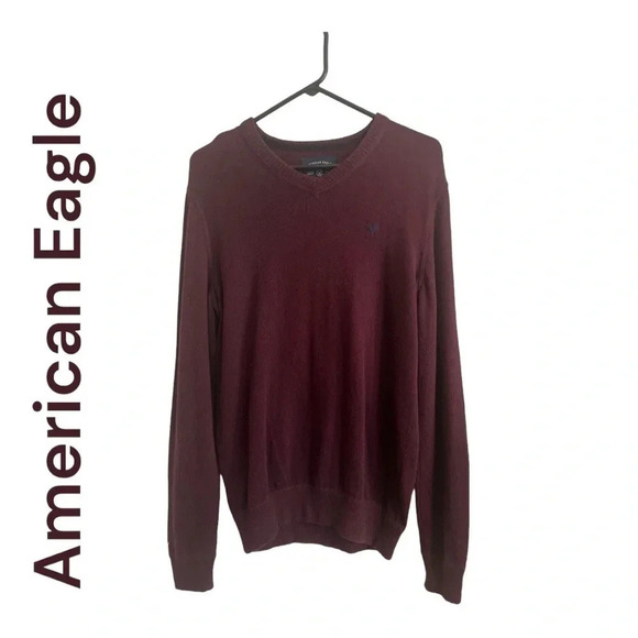 American Eagle V‎ Neck Long Sleeves Sweater Small/Petite - Picture 1 of 7